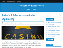 Tablet Screenshot of european-resistance.org